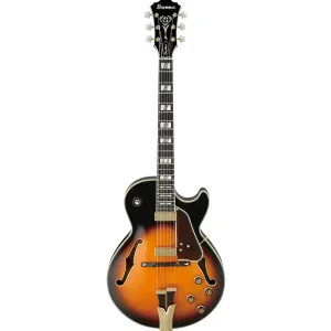 Authentique IBANEZ GB10-BS "GEORGES BENSON" GUITARE HOLLOW BODY BROWN SUNBURST