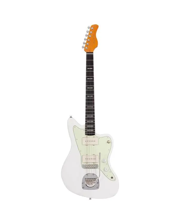 LARRY CARLTON J5 WH RN GUITARE ELECTRIQUE BLANCHE Offre Spéciale