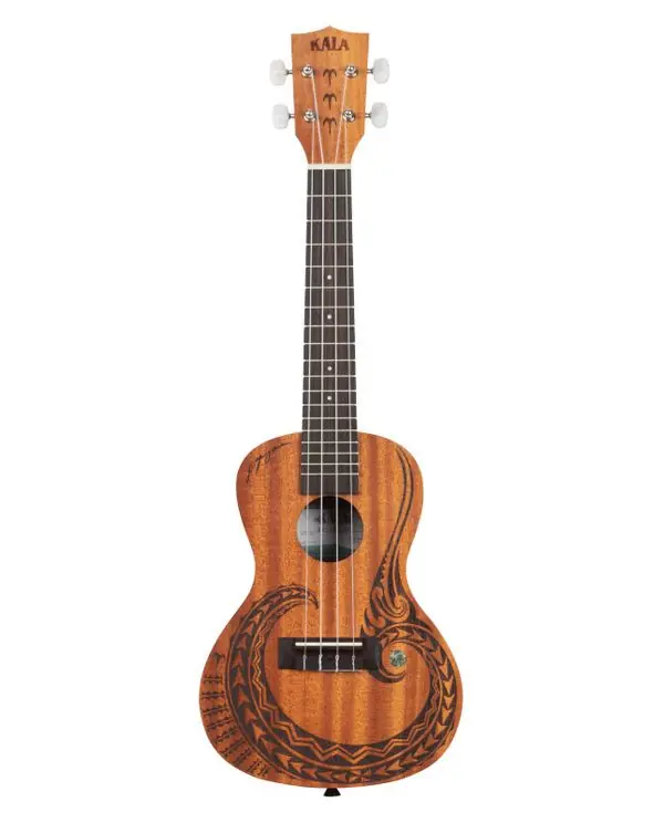 Marque KALA KA-COURAGE-C-BAG "MAORI" UKULELE CONCERT ACAJOU avec housse