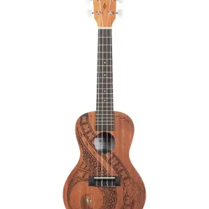 Produit De Marque KALA KA-GUIDANCE-C-BAG "MAORI" UKULELE CONCERT ACAJOU avec housse