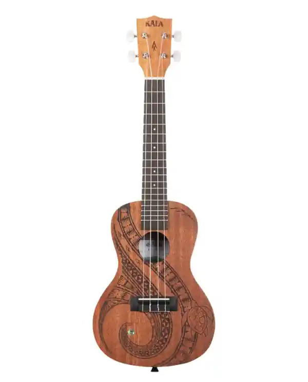 Produit De Marque KALA KA-GUIDANCE-C-BAG "MAORI" UKULELE CONCERT ACAJOU avec housse