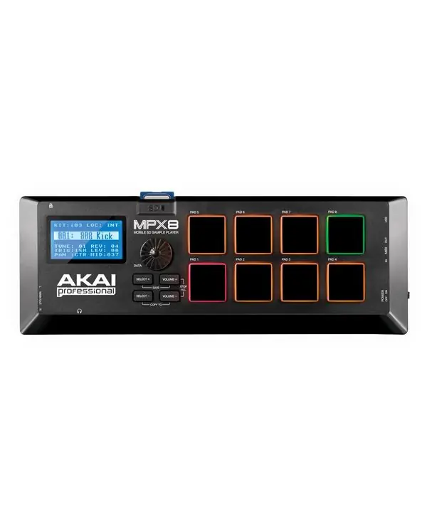 Seulement Aujourd'hui AKAI MPX8 LECTEUR DE SAMPLE SUR CARTE SD