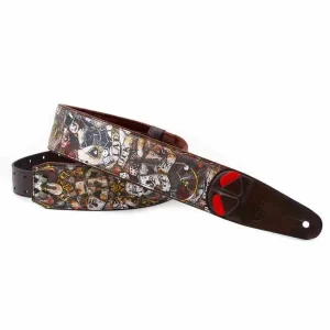 Bon Plan RIGHTON STRAPS LADYLUCK-BR COURROIE GUITARE TISSU MOTIF LADY LUCK