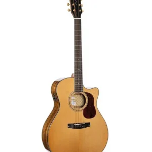 CORT GOLDA6-BOBNAT "GOLD A6" GUITARE FOLK ELECTRO NATURELLE BRILLANTE Bon Marché