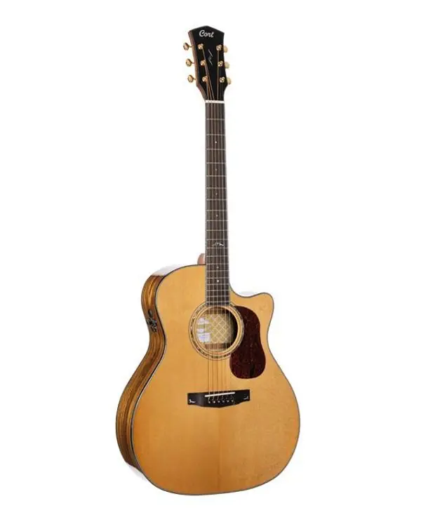 CORT GOLDA6-BOBNAT "GOLD A6" GUITARE FOLK ELECTRO NATURELLE BRILLANTE Bon Marché