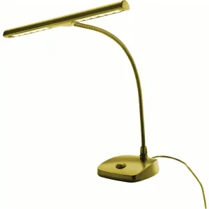Commander Maintenant K&M 12297BR LAMPE PIANO DORÉE MATE (2x6 LEDs)