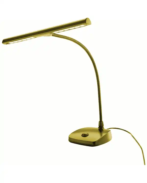 Commander Maintenant K&M 12297BR LAMPE PIANO DORÉE MATE (2x6 LEDs)
