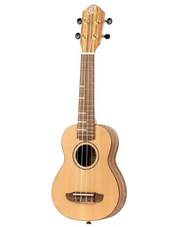 ORTEGA RUTI-SO UKULELE SOPRANO CEDRE ET NOYER - avec housse Prix Bas