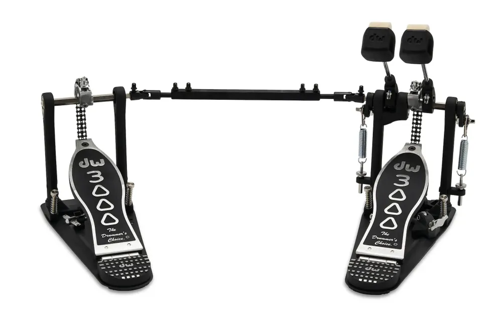 Solde Drum Workshop 3000 Series Double Bass Pedal with Dual-Chain Accelerator