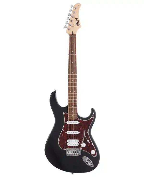 CORT G110GOPBK GUITARE ELECTRIQUE GAUCHER NOIRE OPEN PORE Prix Cassé