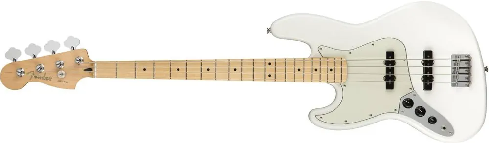 Offre Exclusive Fender Player Jazz Bass Left Handed Maple - Polar White