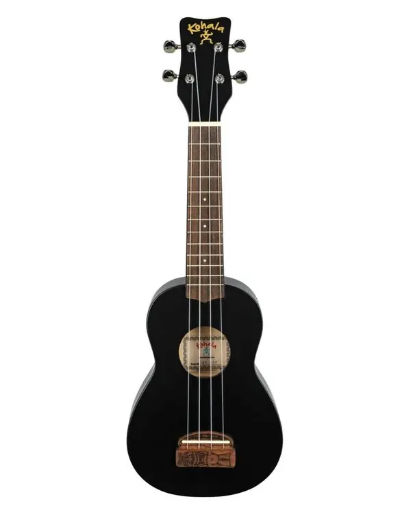 KOHALA KT-SBK TIKI UKULELE SOPRANO NOIR Offre Du Jour