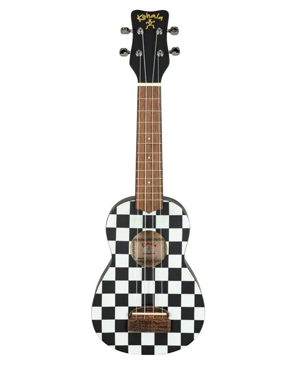 KOHALA KT-SCB TIKI UKULELE SOPRANO DAMIER Prix Promo