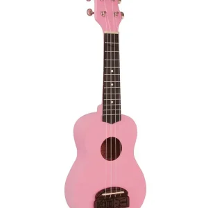 Haute Qualité KOHALA KT-SPI TIKI UKULELE SOPRANO ROSE