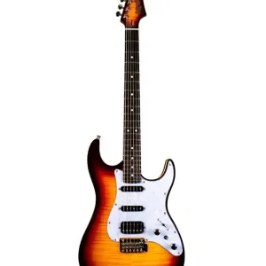 JET JS600BS GUITARE ELECTRIQUE TYPE STRATOCASTER SUNBURST Authentique