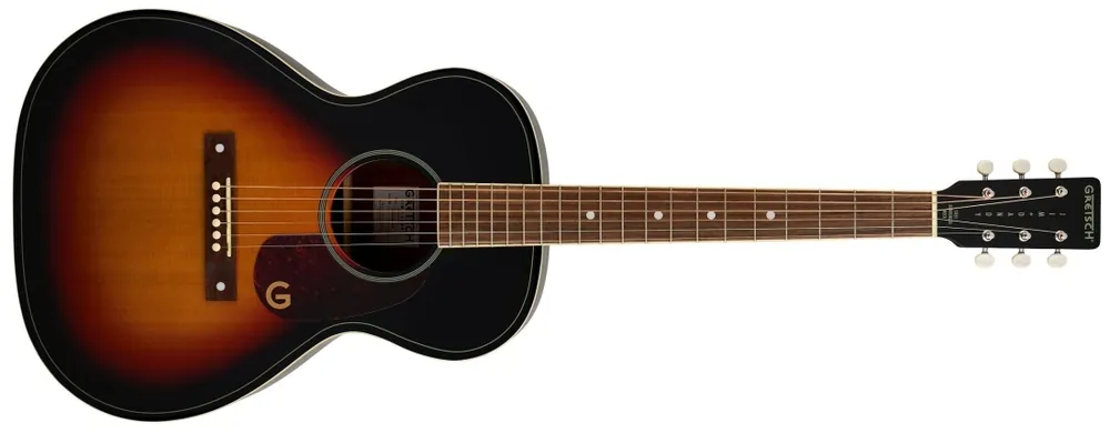 Marque Gretsch Guitars Limited Edition Jim Dandy Concert Solid Top, Walnut Fingerboard - Heritage Burst