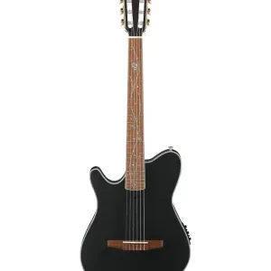 Soldes IBANEZ TOD10NL-TKF "TIM HENSON" GUITARE CLASSIQUE ELECTRO GAUCHER BK