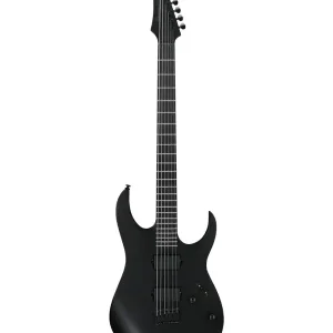 Must-Have IBANEZ RGRTBB21-BKF "IRON LABEL" GUITARE ELECTRIQUE BLACK FLAT