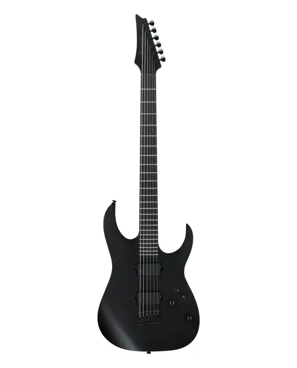 Must-Have IBANEZ RGRTBB21-BKF "IRON LABEL" GUITARE ELECTRIQUE BLACK FLAT