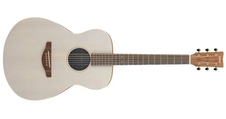 Yamaha STORIA I Acoustic-Electric Guitar - White Top Prix Cassé