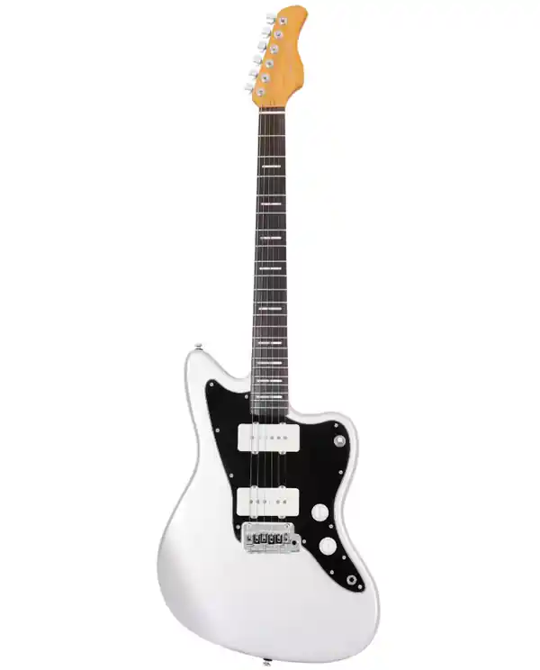 LARRY CARLTON J3 SILVER RN GUITARE ELECTRIQUE ARGENTÉE Offre Exclusive