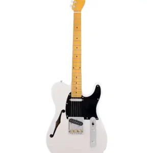 LARRY CARLTON T7 TV SILVER GUITARE ELECTRIQUE "TELECASTER" ARGENTÉ Soldes