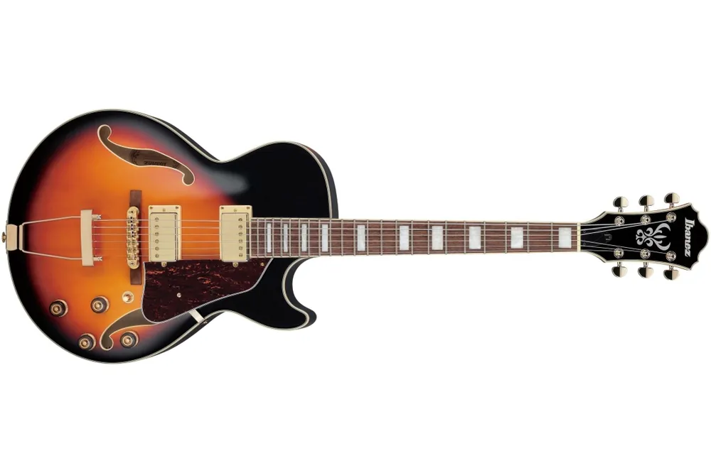 Marque Ibanez AG75G Artcore Hollowbody Electric Guitar - Brown Sunburst