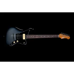 Marque JET JJ350BARMB GUITARE ELECTRIQUE BARITONE TYPE JAGUAR MOONBURST