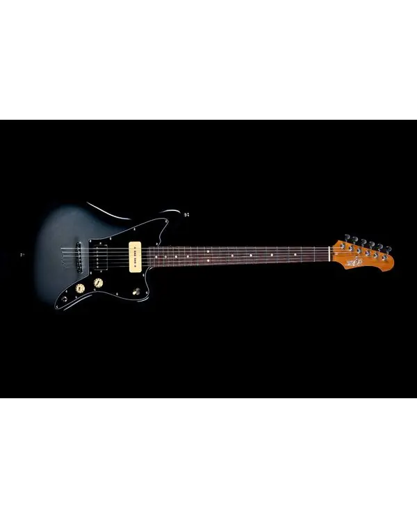 Marque JET JJ350BARMB GUITARE ELECTRIQUE BARITONE TYPE JAGUAR MOONBURST