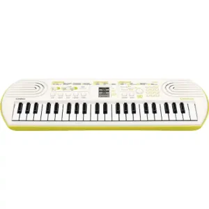 CASIO SA-80 MINI-CLAVIER PORTABLE 47 TOUCHES BLANC ET VERT Dernier Modèle