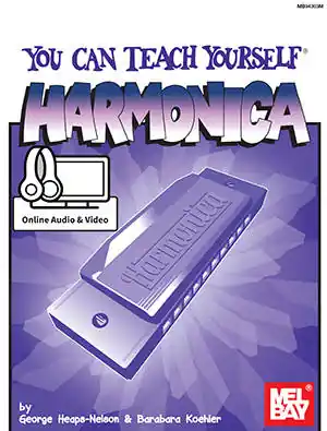 Mel Bay You Can Teach Yourself Harmonica - Heaps-Nelson/Koehler - Harmonica - Book/Media Online Livraison Express