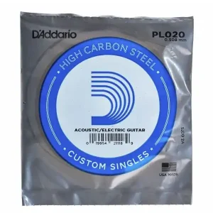 D‘ADDARIO PL020 CORDE GUITARE ELECTRIQUE .020 Vente Flash