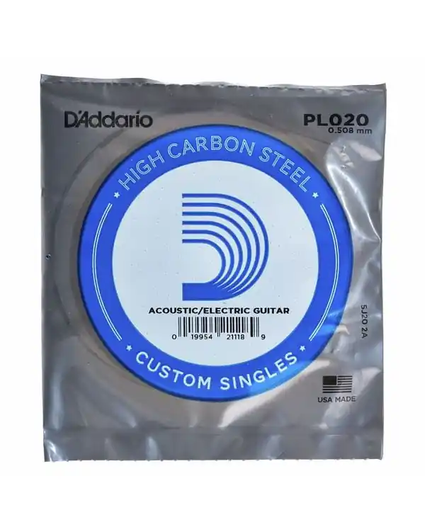 D‘ADDARIO PL020 CORDE GUITARE ELECTRIQUE .020 Vente Flash