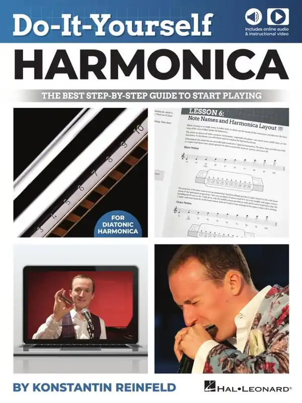 Offre Du Jour Hal Leonard Do-It-Yourself Harmonica - Reinfeld - Harmonica - Book/Audio/Video