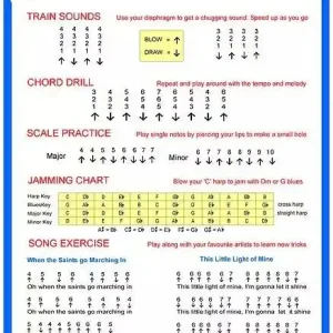 Offre Spéciale Twisted Gitar Co Harmonica Chord Chart