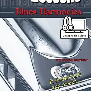 Mel Bay First Lessons Blues Harmonica - Barrett -Harmonica - Book/Media Online Top Vente