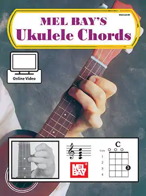Mel Bay Ukulele Chords - Bay - Book/Video Online Populaire