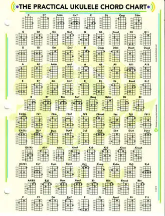 Ducks Deluxe The Practical Ukulele Chord and Fretboard Chart Prix Promo