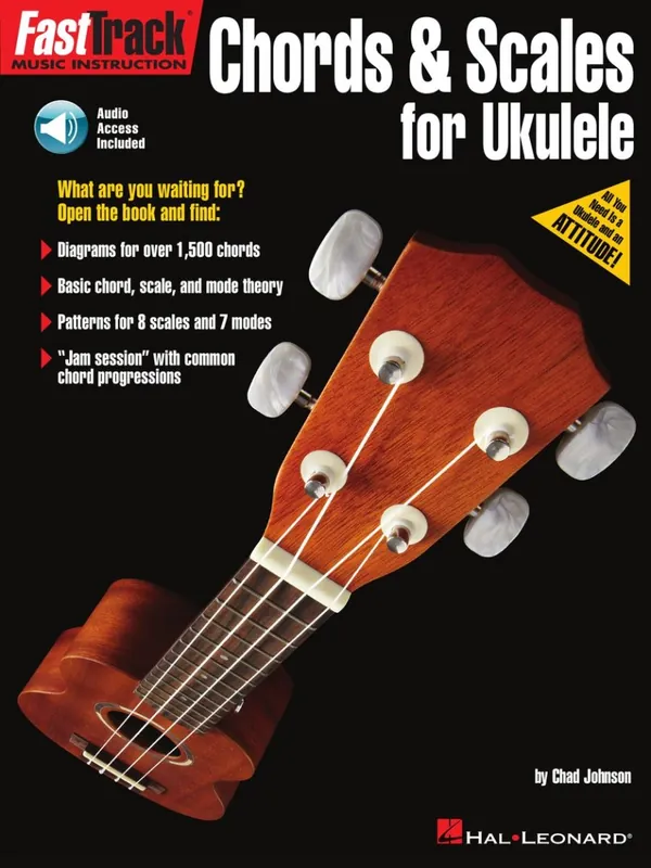 Bon Plan Hal Leonard FastTrack Chords & Scales for Ukulele - Johnson - Ukulele - Book/Audio Online