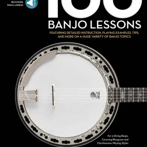 Hal Leonard 100 Banjo Lessons - Cahill/Miles - Book/Audio Online Meilleure Vente