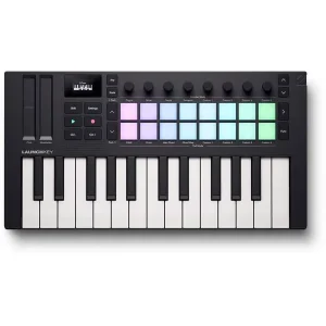Acheter Direct NOVATION LAUNCHKEY-MN25-MK4 CLAVIER MAITRE 25 MINI-TOUCHES & 16 PADs