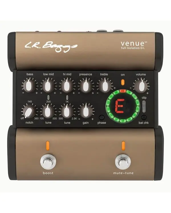 Commander Maintenant LR BAGGS VENUE PEDALE PRE-AMP TUNER