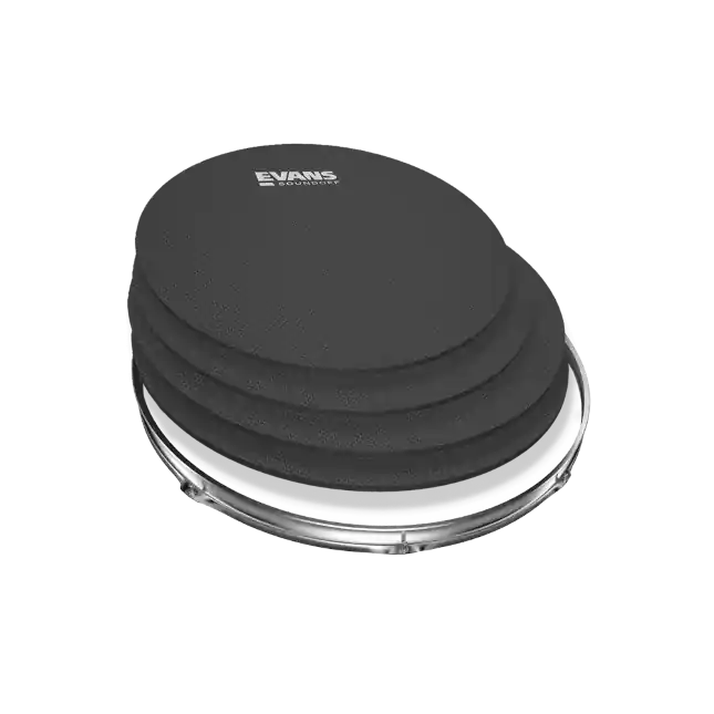 Evans Pack de sourdines SoundOff Standard (12", 13", 14", 16") Nouvelle Collection
