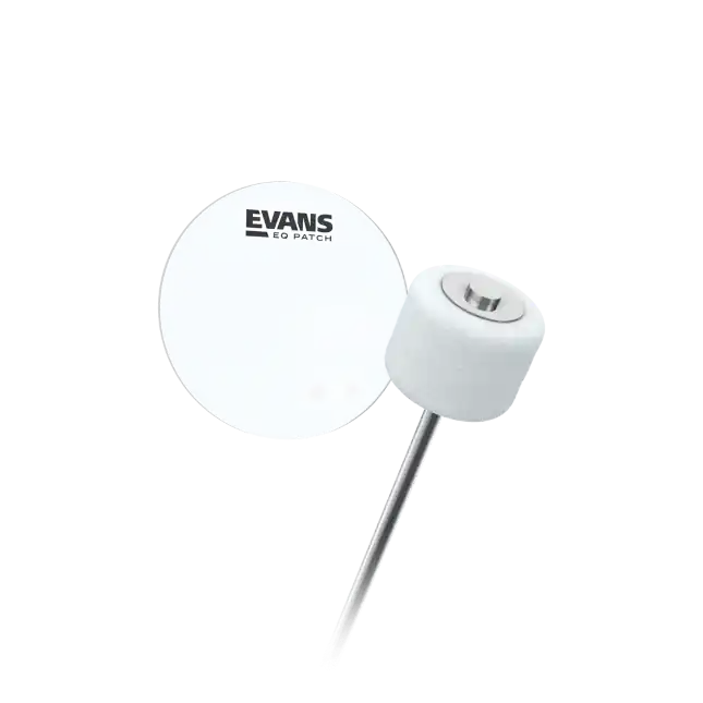 Promotion Saisonnière Evans Patch simple-pédale EQ, plastique translucide