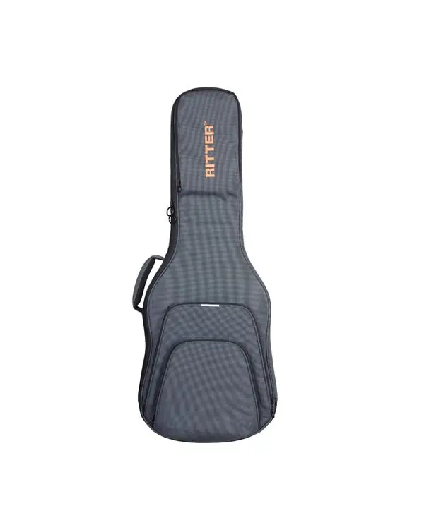 RITTER RGR4EMGB "RETRO 4" SOFTCASE GUITARE ELECTRIQUE GRISE Haute Qualité