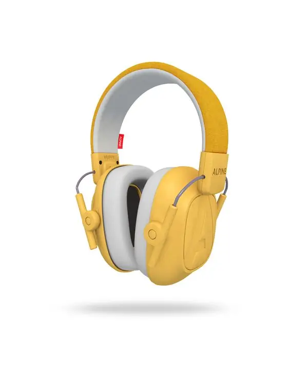 Must-Have ALPINE MKIDS-YE "MUFFY" CASQUE ANTI-BRUIT REGLABLE (-25 dB) JAUNE