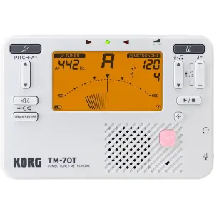 KORG TM70T-WH ACCORDEUR/METRONOME BLANC Meilleur Choix