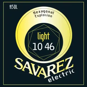 Haute Qualité SAVAREZ H50L "HEXAGONAL EXPLOSION" CORDES GUITARE ELECTRIQUE 10-46