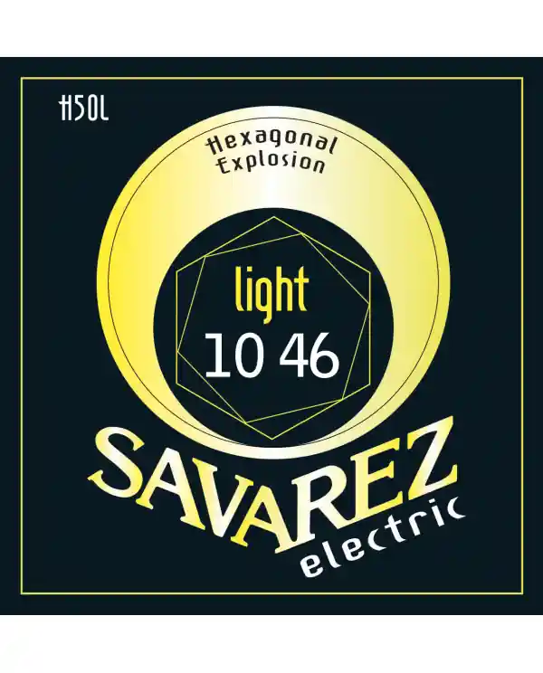 Haute Qualité SAVAREZ H50L "HEXAGONAL EXPLOSION" CORDES GUITARE ELECTRIQUE 10-46
