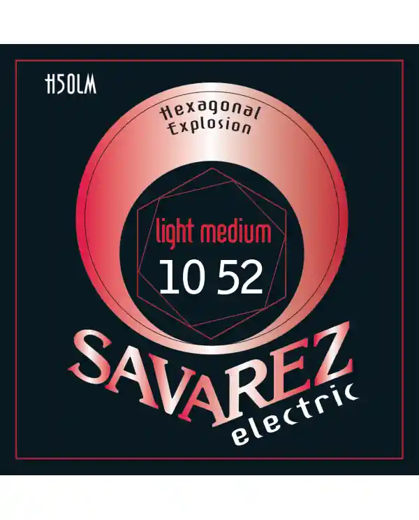 Meilleur Choix SAVAREZ H50LM "HEXAGONAL EXPLOSION" CORDES GUITARE ELECTRIQUE 10-52